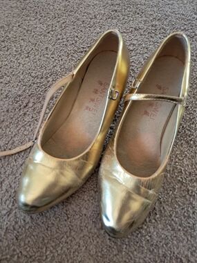 Gold Heels - Metallic Gold Women’s Shoes
